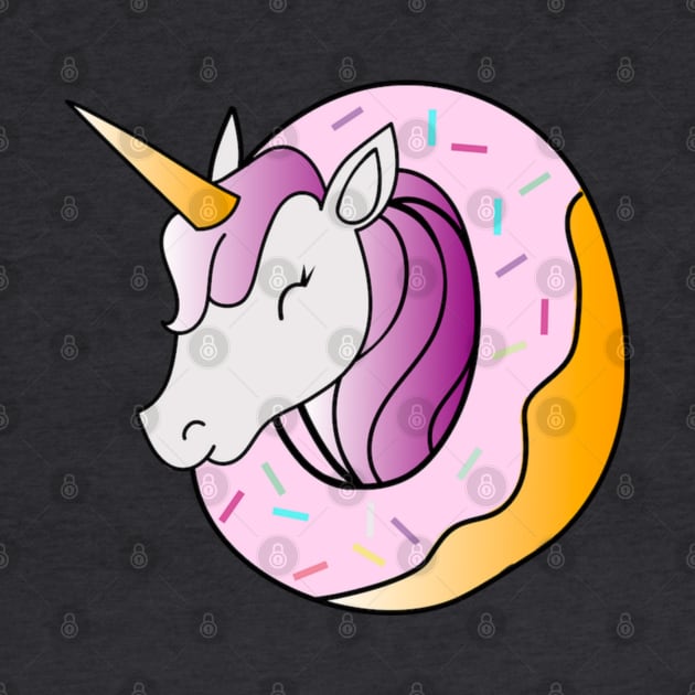 Unicorn in Donut Art by maddula